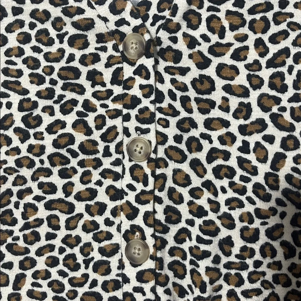 Cheetah Print Old Navy Cardigan - Picture 3 of 9